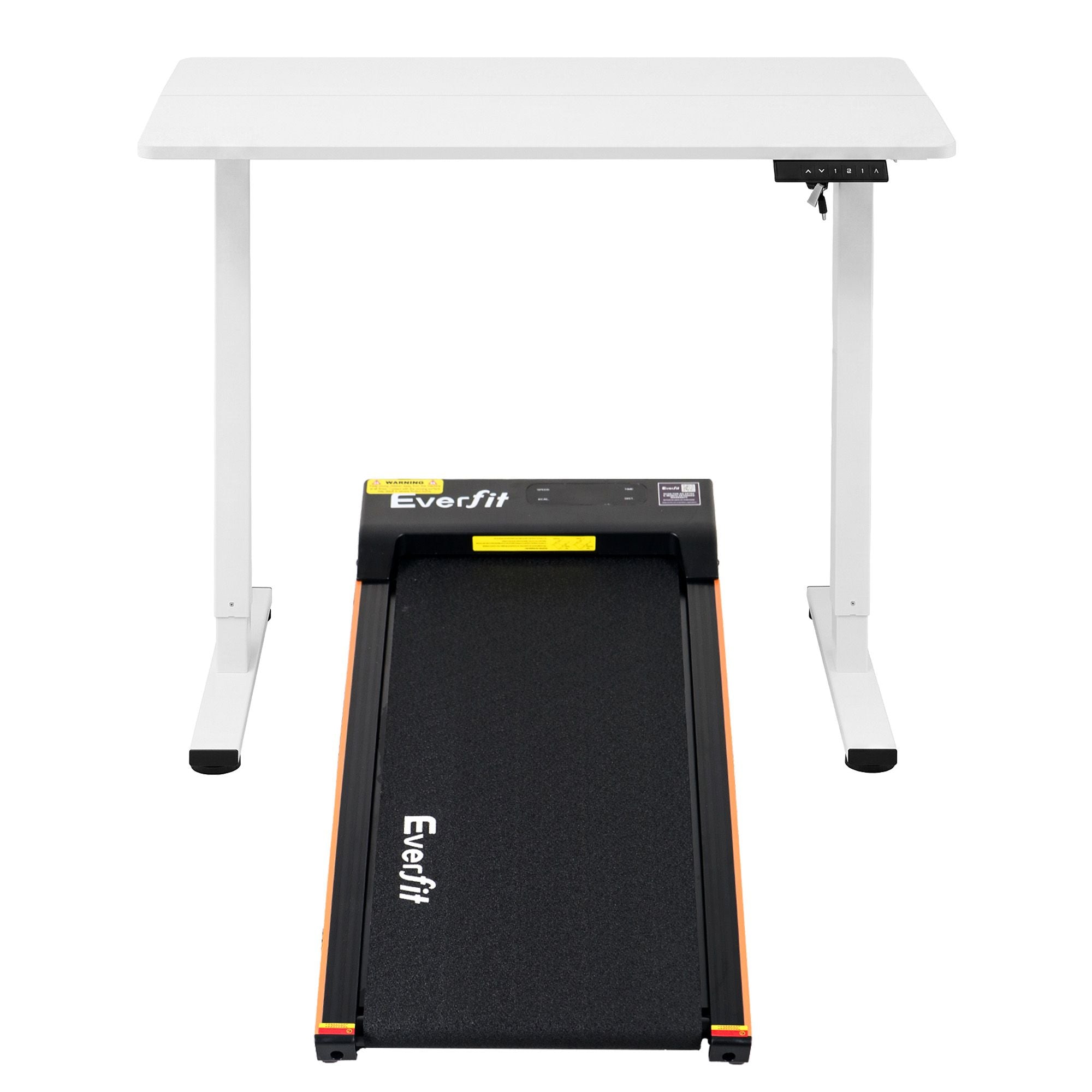 Artiss 100cm Standing Desk Treadmill Motorised Home Office White Bedworld