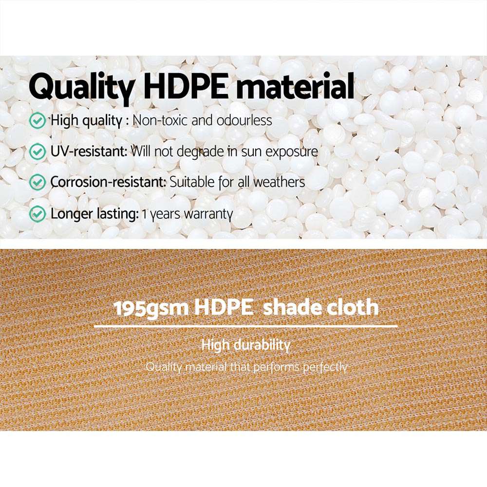 Instahut 90% Shade Cloth 1