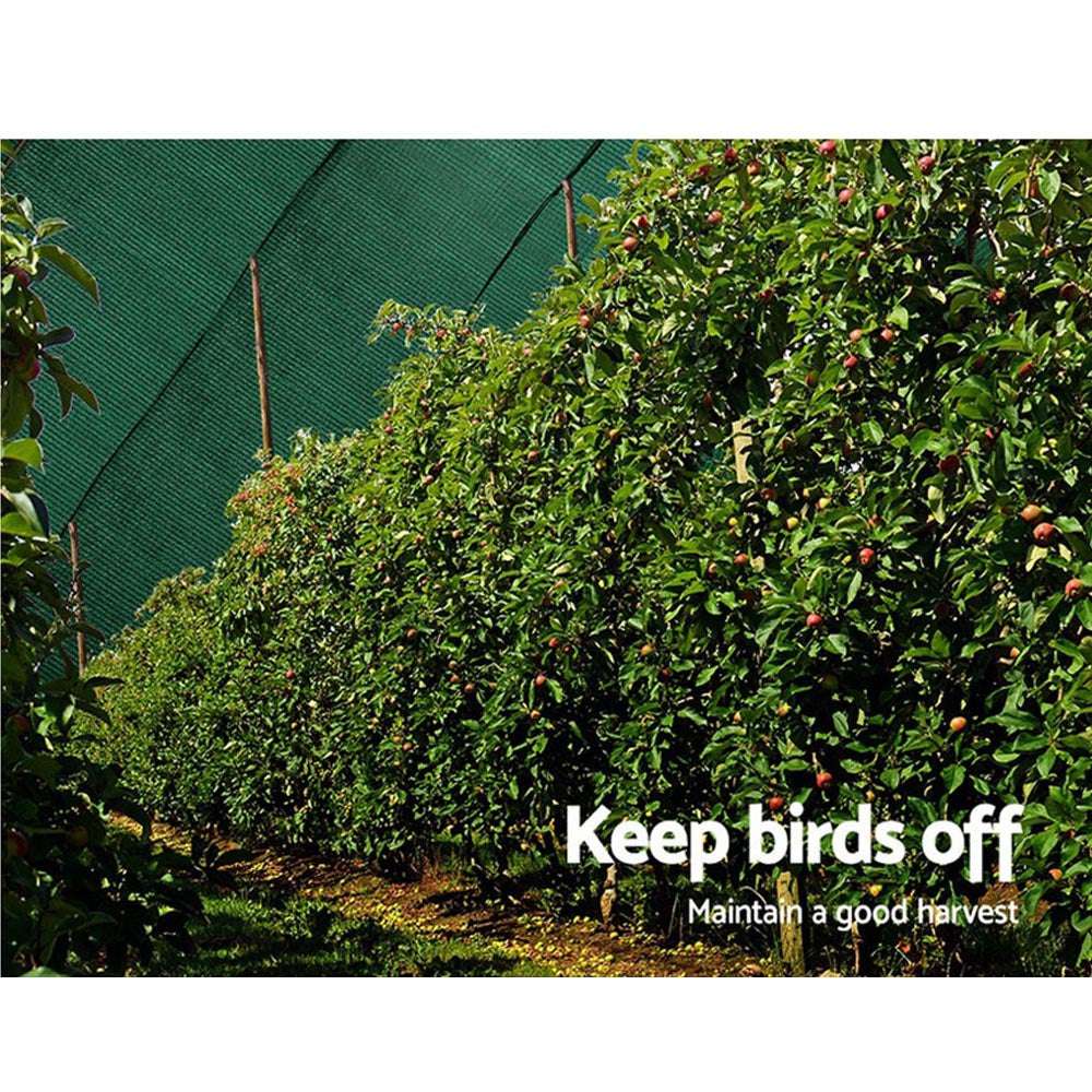 66x10m Shadecloth Sail Heavy Duty Green