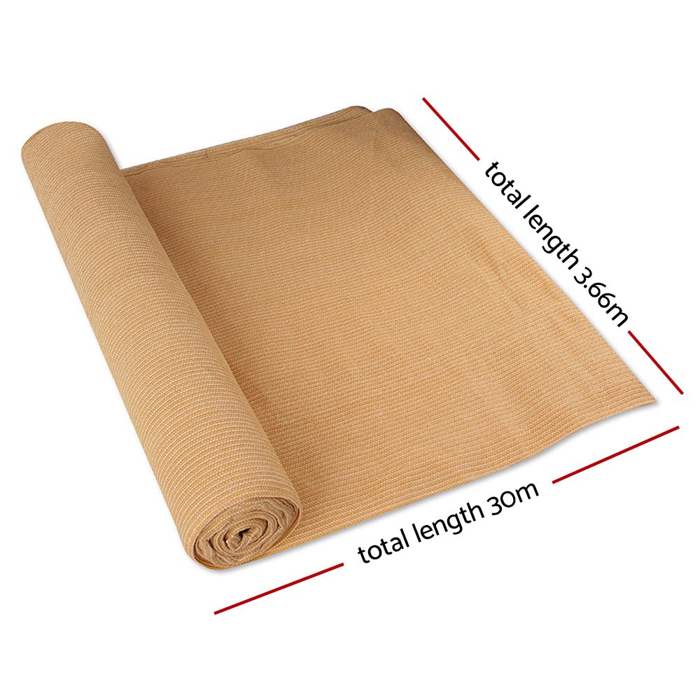66x30m Shadecloth Sail Heavy Duty Beige