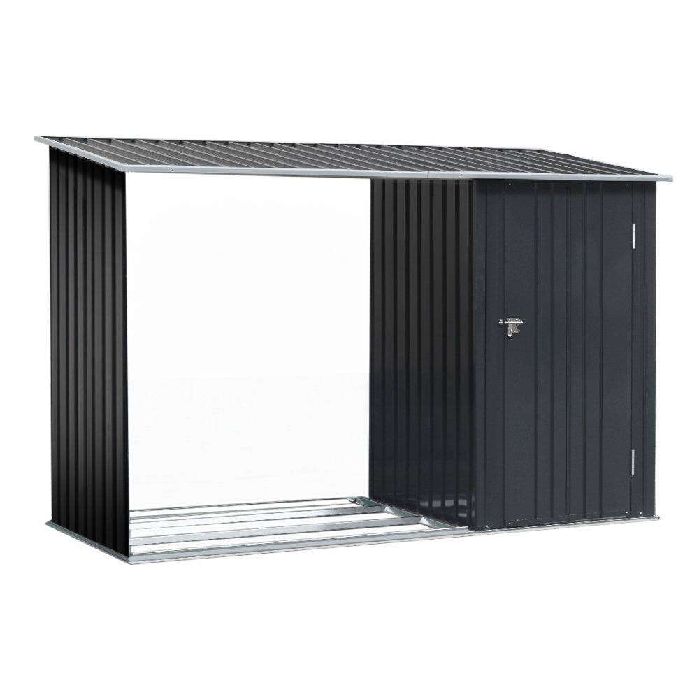 04M Sheds Outdoor Tool Storage Workshop House Steel 2