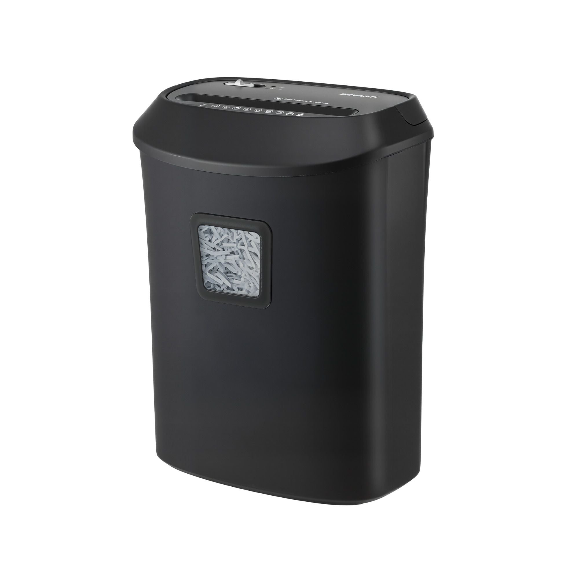 DEVANTI 25L Paper Shredder 14 Sheet P4 Cross Cut for Home Office Bedworld