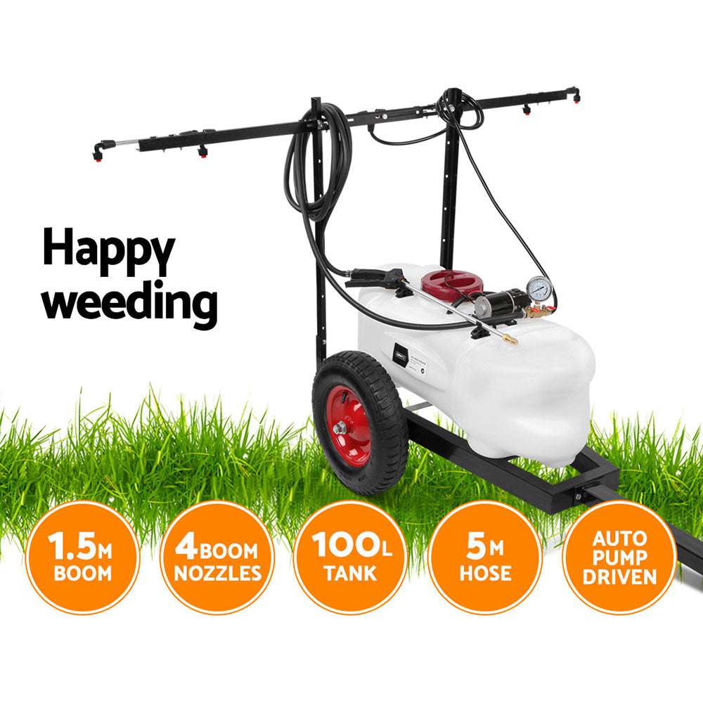 Giantz Weed Sprayer 100L Trailer 1