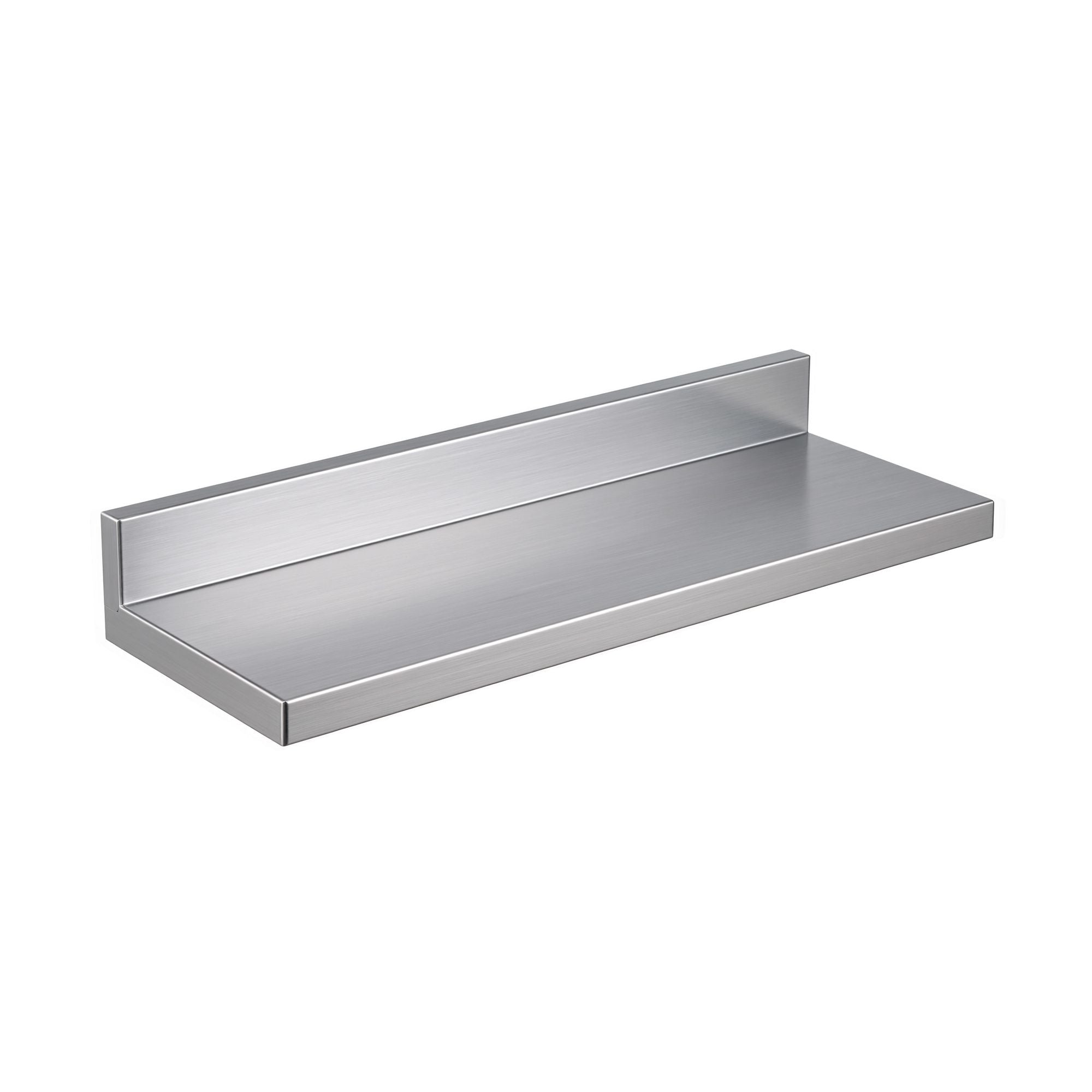 Cefito 610 x 220mm 430 Stainless Steel L-Shaped Kitchen Wall Shelf Bedworld