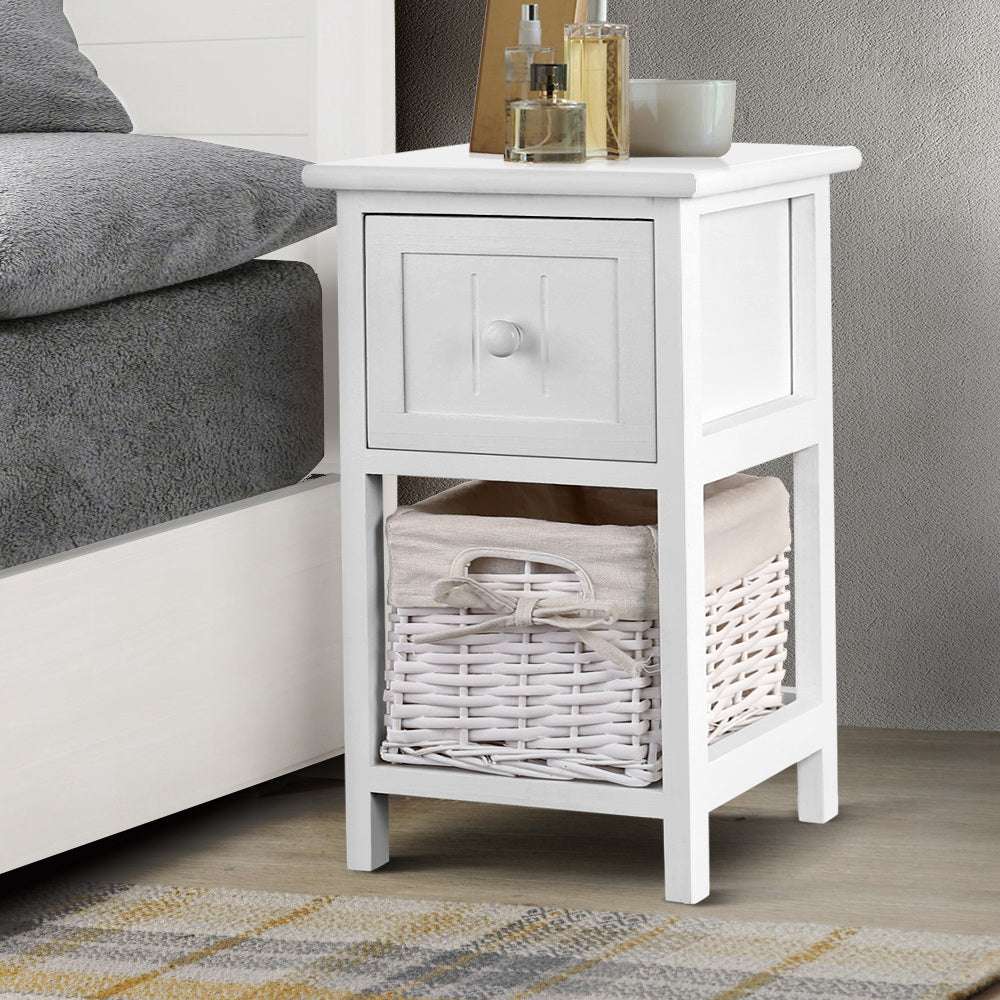 Artiss Bedside Table 1 Drawer