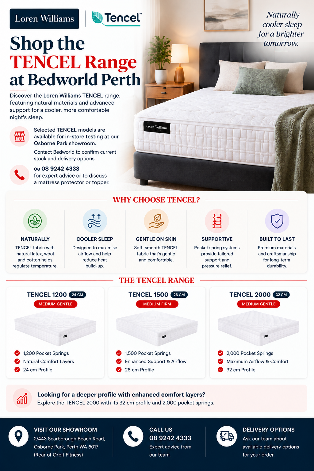 Shop the TENCEL Range at Bedworld Perth