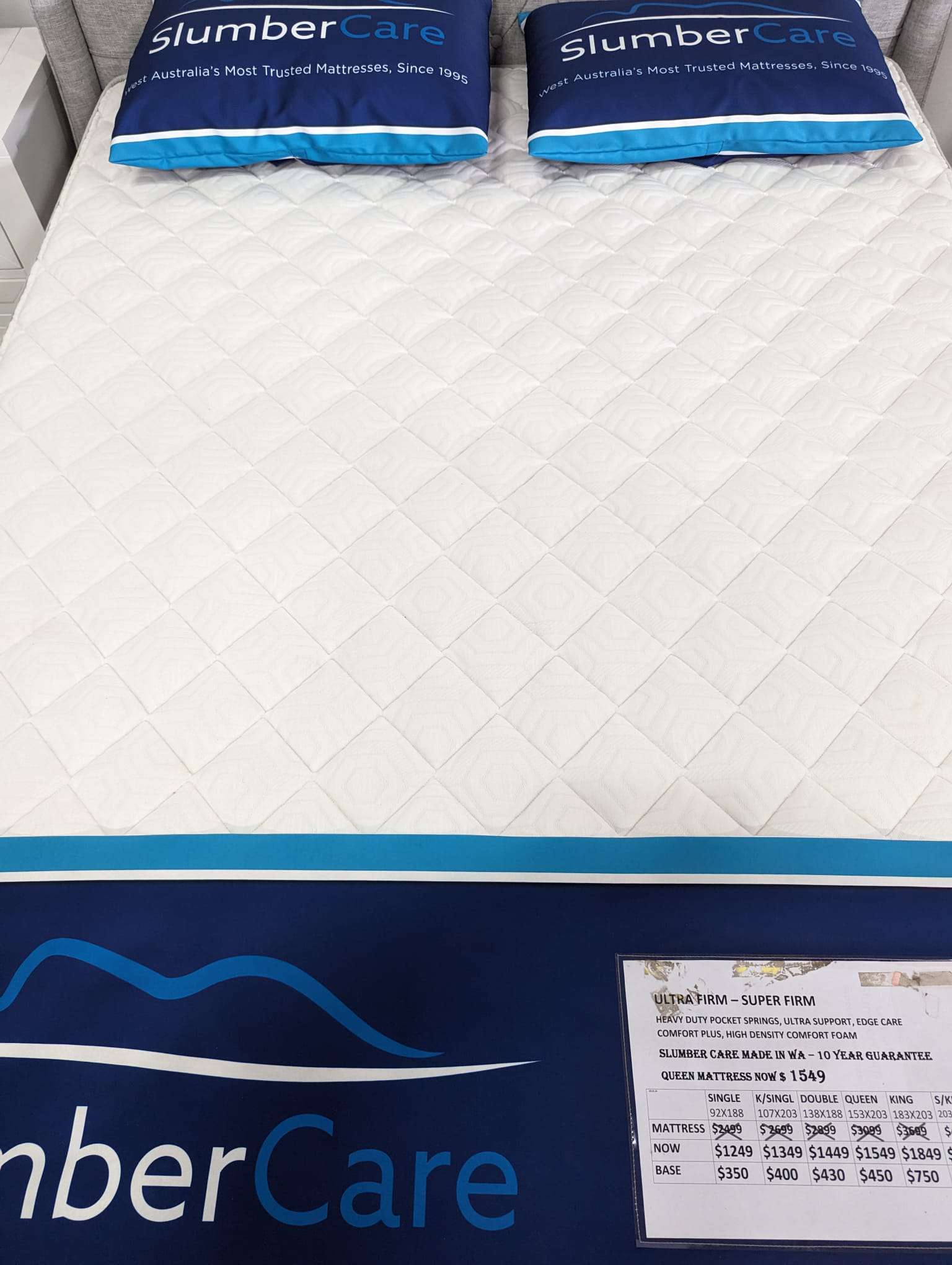 Slumbercare Ultra Firm Mattress - best firm mattress