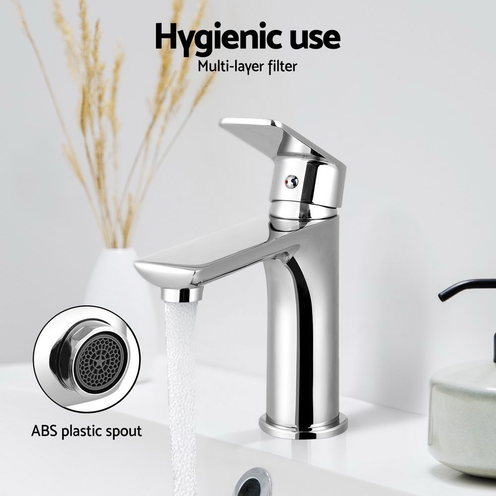 Cefito Bathroom Basin Mixer Tap Brass Faucet Vanity Laundry Sink Chrome Bedworld
