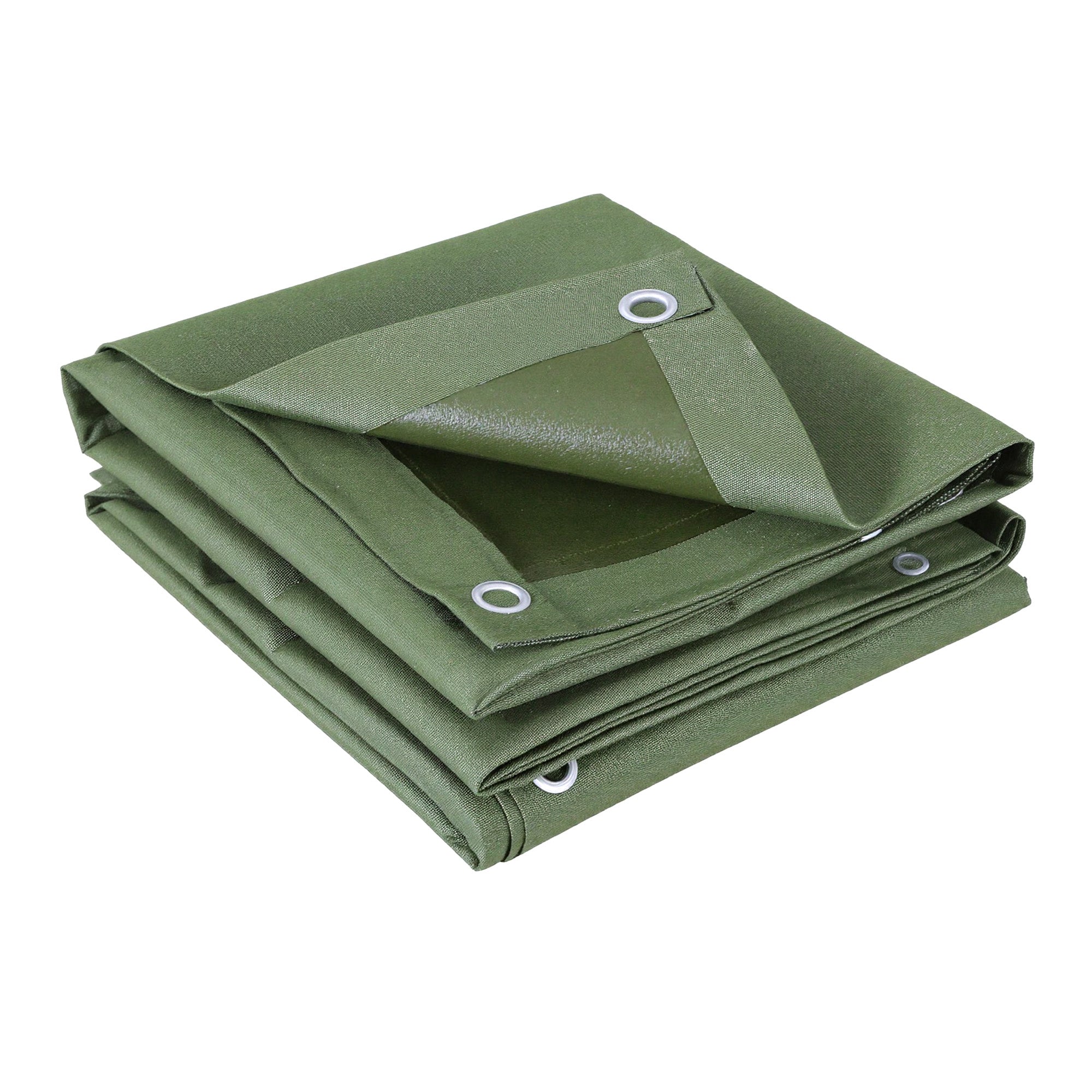 Instahut 3x4m Tarp Tarpaulin 600GSM Camping Canvas Heavy Duty Water Resistant Bedworld