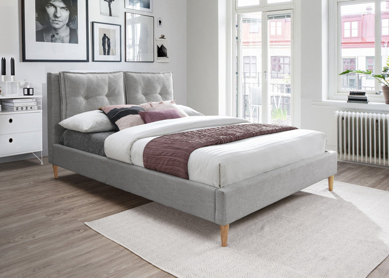 Double Bed Frame & Posture Care Pillow Top Double Mattress