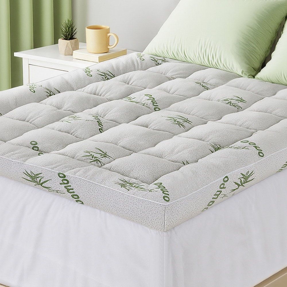 Giselle Mattress Topper 11cm Pillowtop toppers Bamboo Double