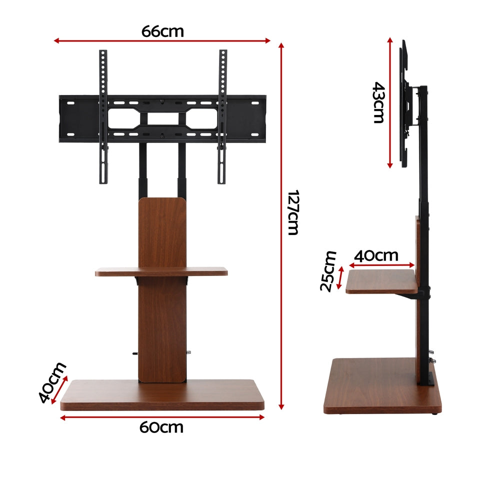 Artiss TV Stand 32-70 Wooden Tray Swivel Height Adjustable
