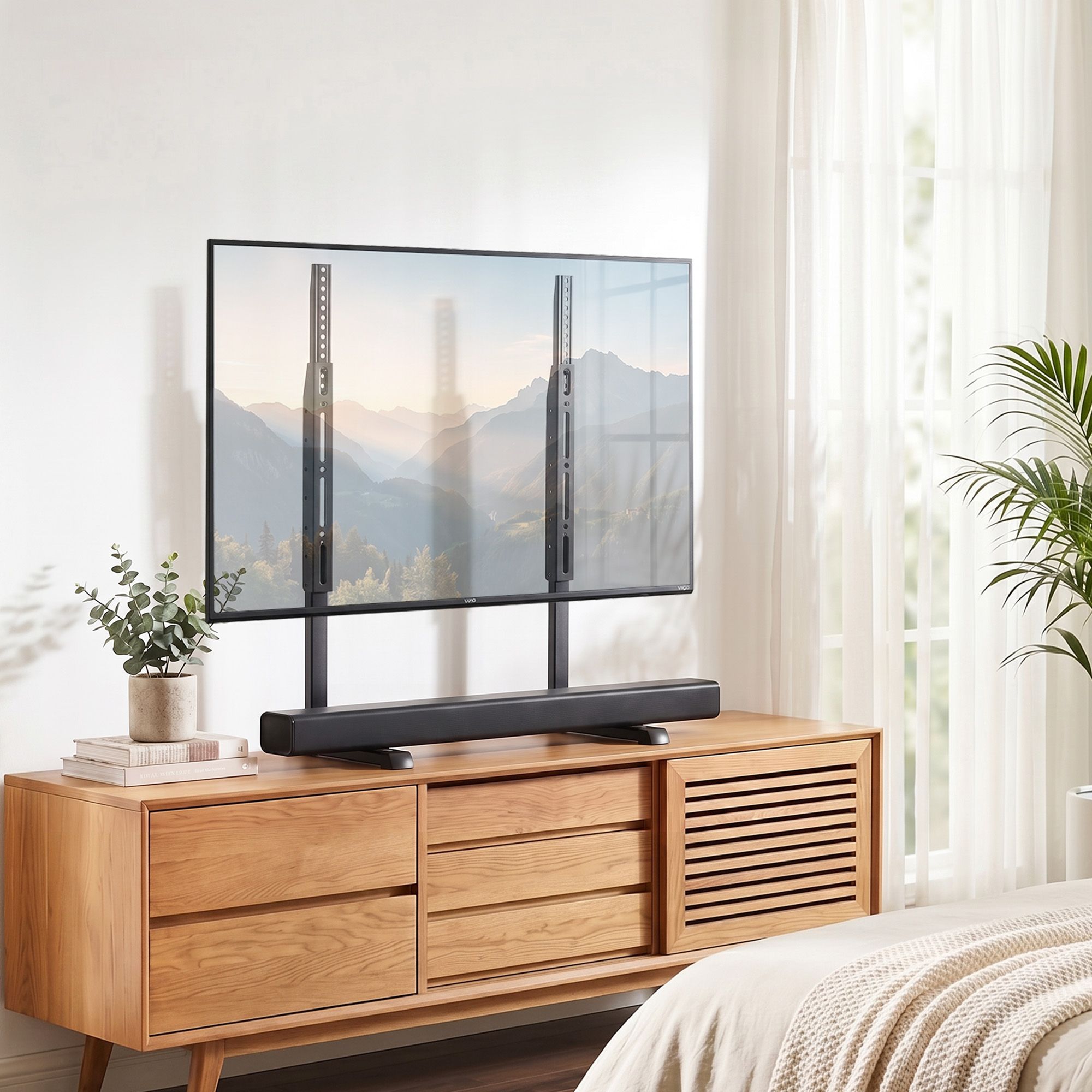 Artiss Universal TV Stand for 24-86 inch TVs LED Screen Table Top Desktop Mount Bedworld