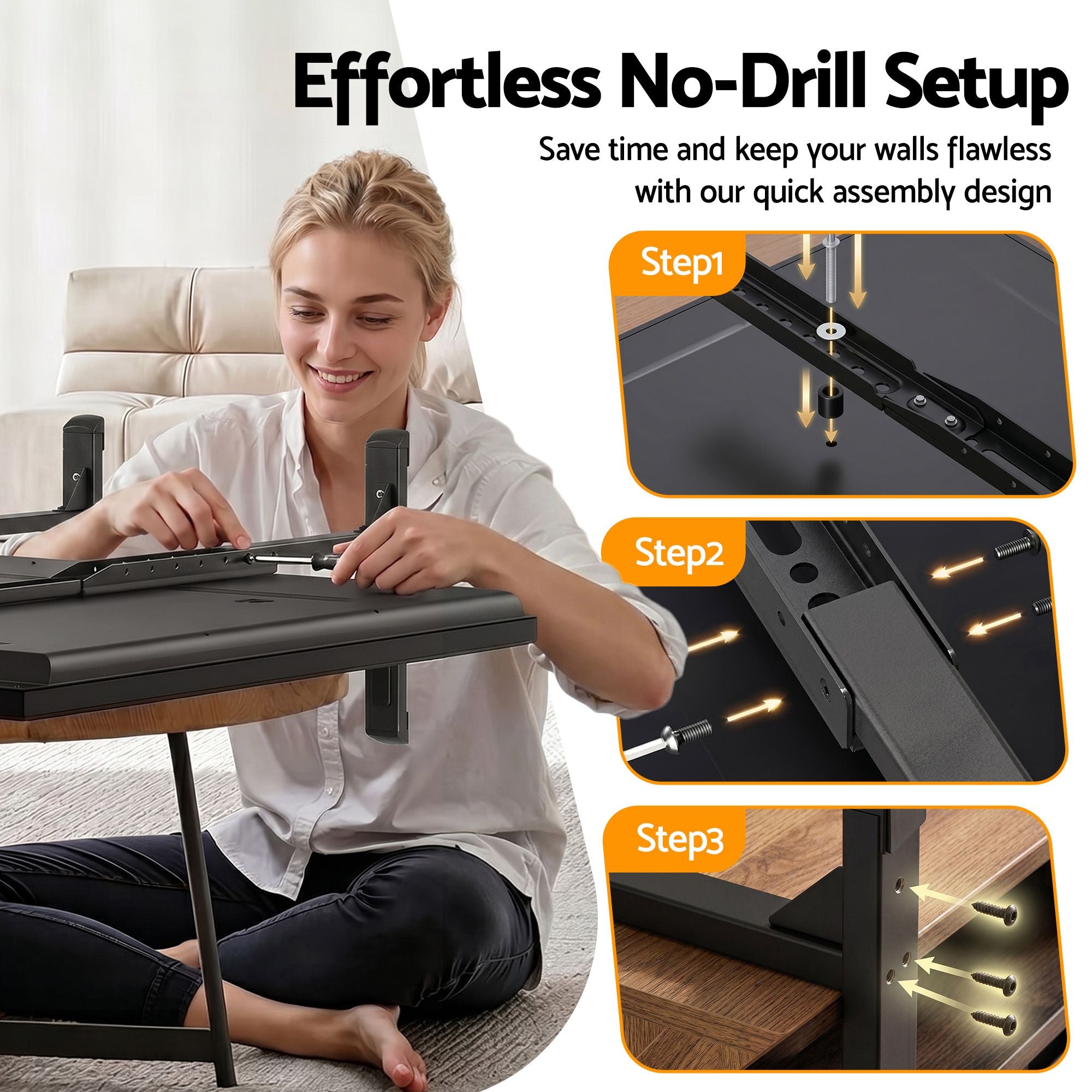 Artiss Universal TV Stand for 24-86 inch TVs LED Screen Table Top Desktop Mount Bedworld