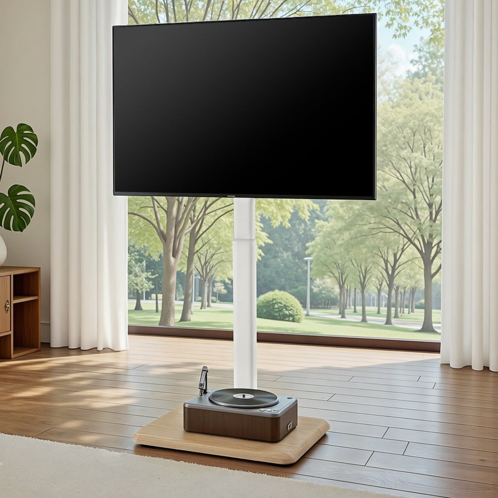 Artiss TV Stand 24-55" Swivel Height Adjustable Floor Mount for TVs