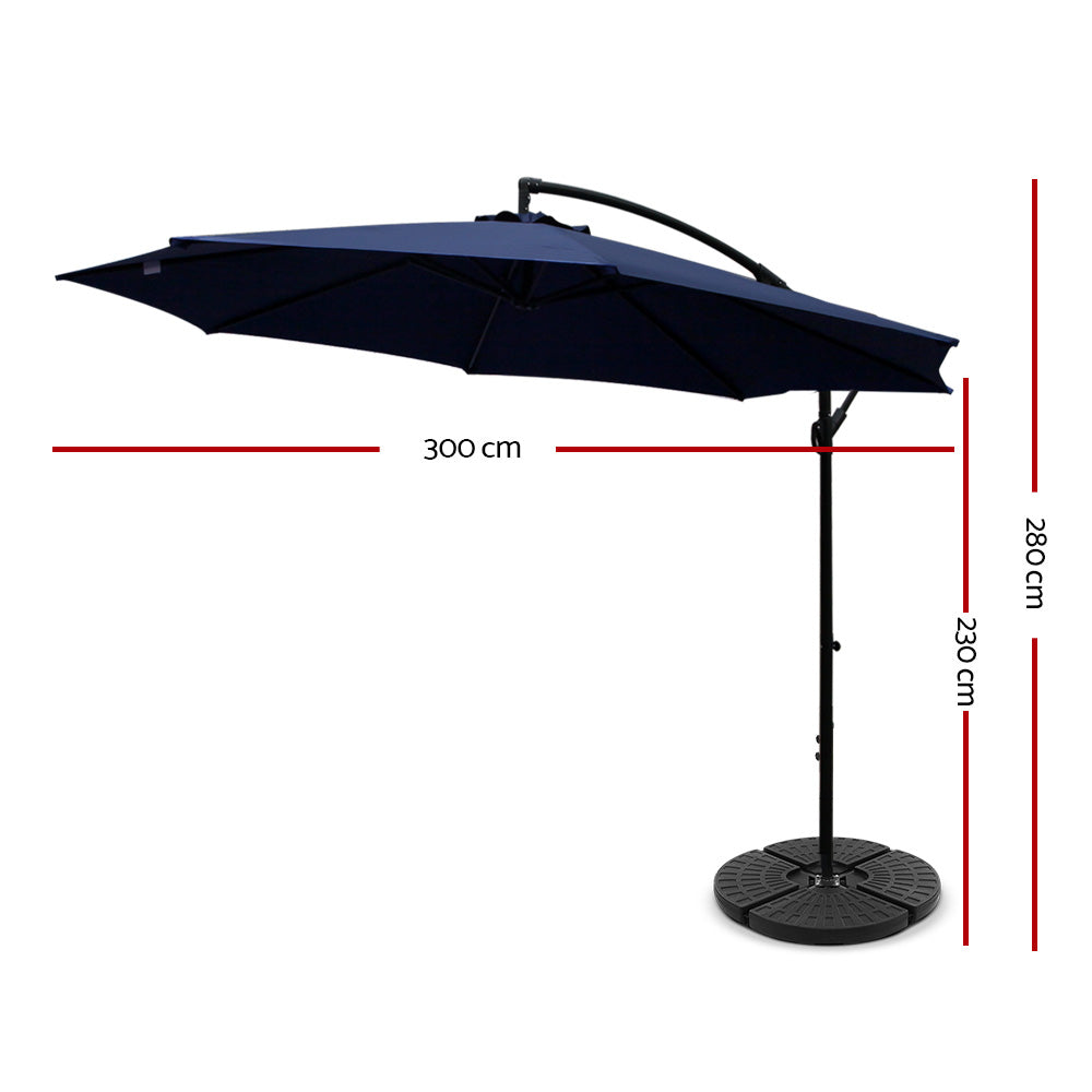 /Base Cantilever Beach Garden Patio Navy