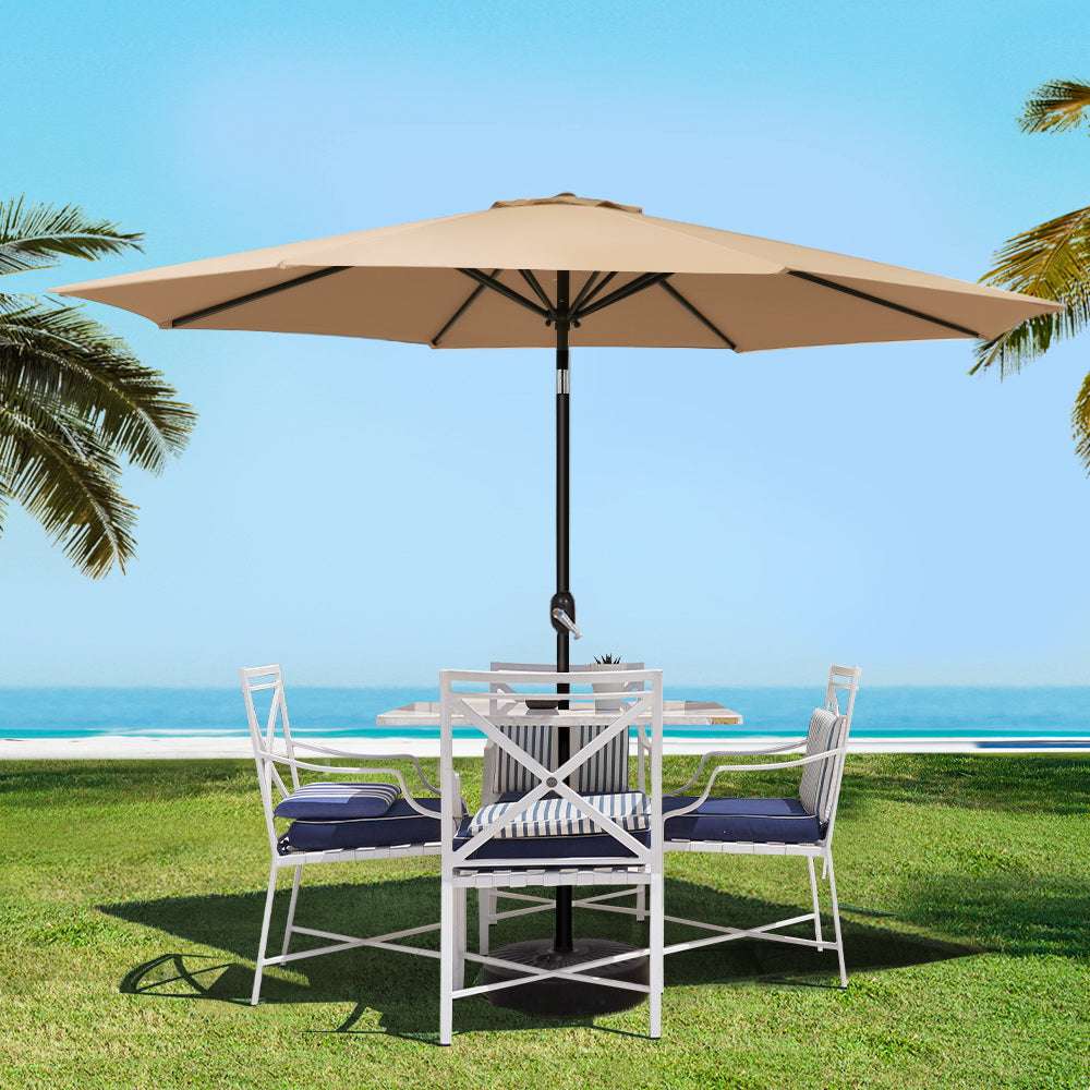 /Base Pole Tilt Beach Garden Patio Beige