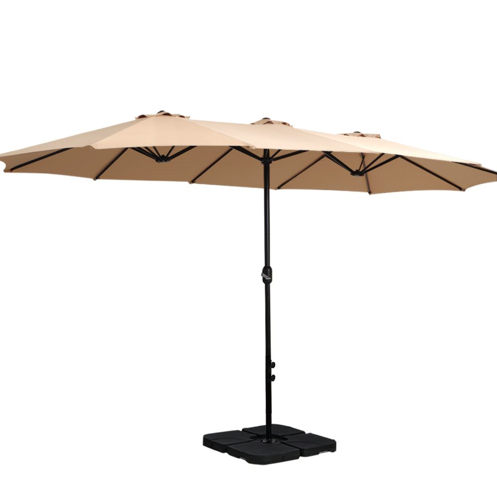 /Base Stand Beach Pole Garden Tilt Beige