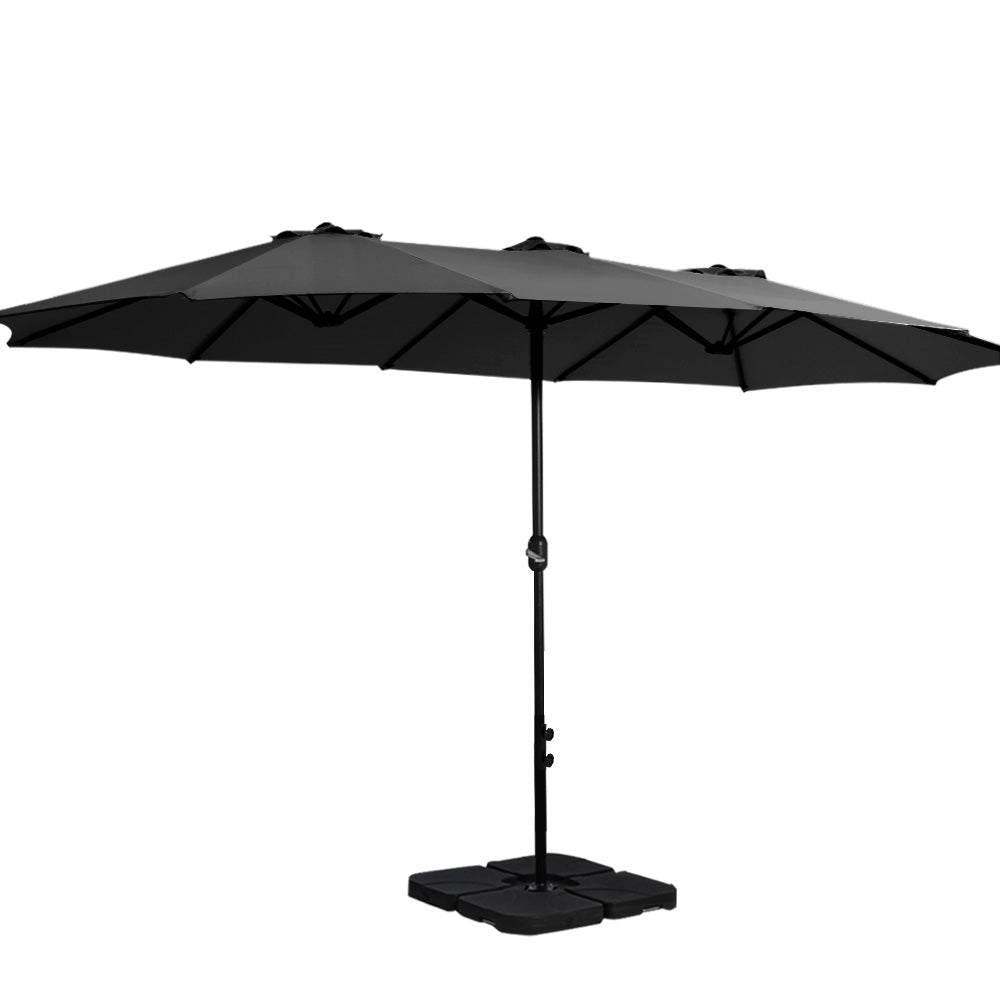 /Base Stand Beach Pole Garden Tilt Black