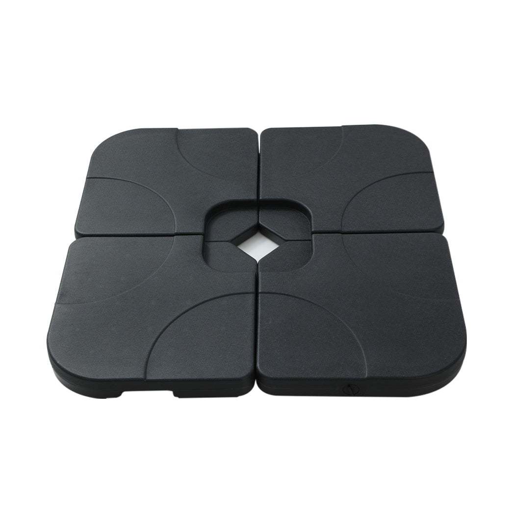 Base Cantilever Beach Roma 360 Degree Tilt Black