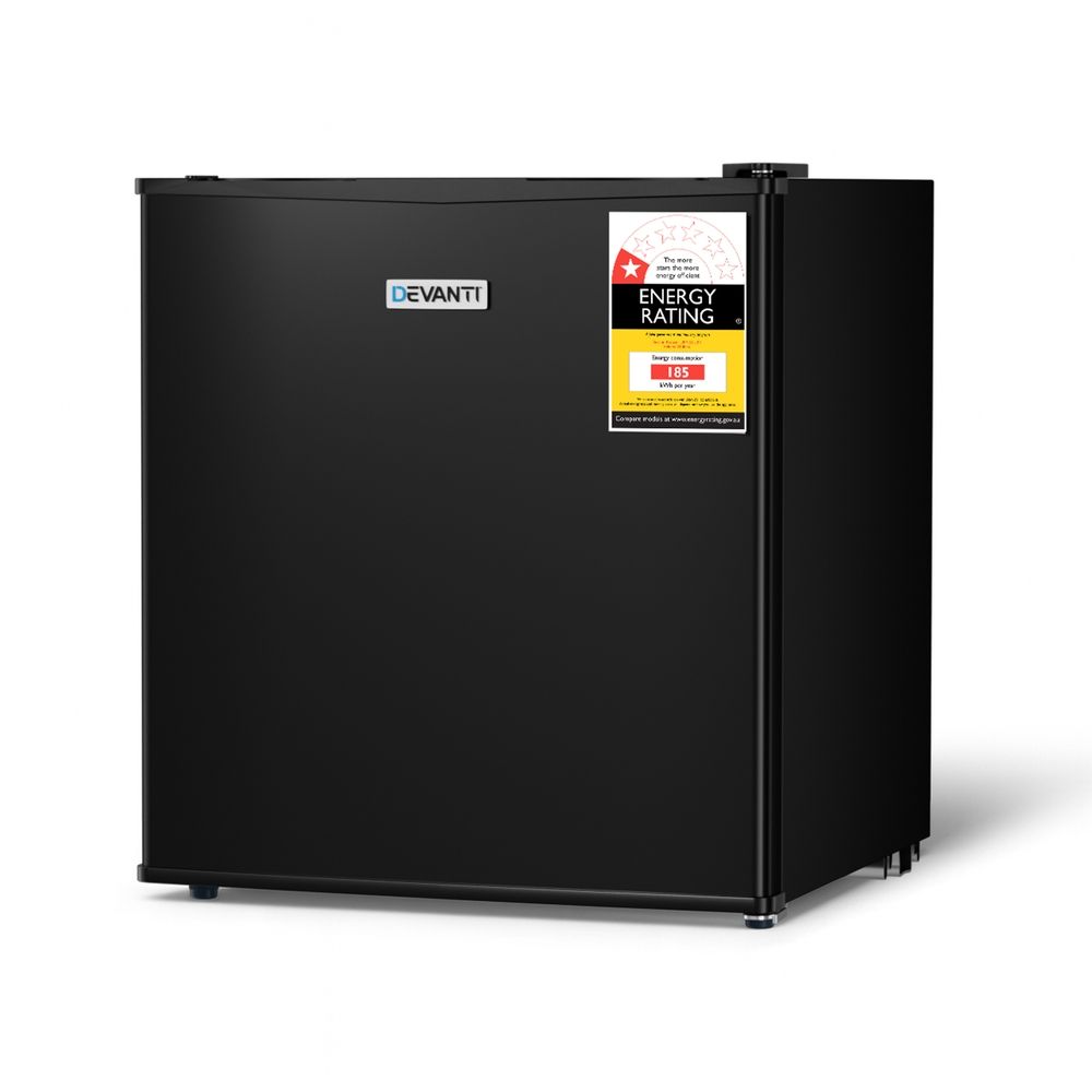 Devanti 31L Small Upright Freezer Vertical Freezer Black Bedworld