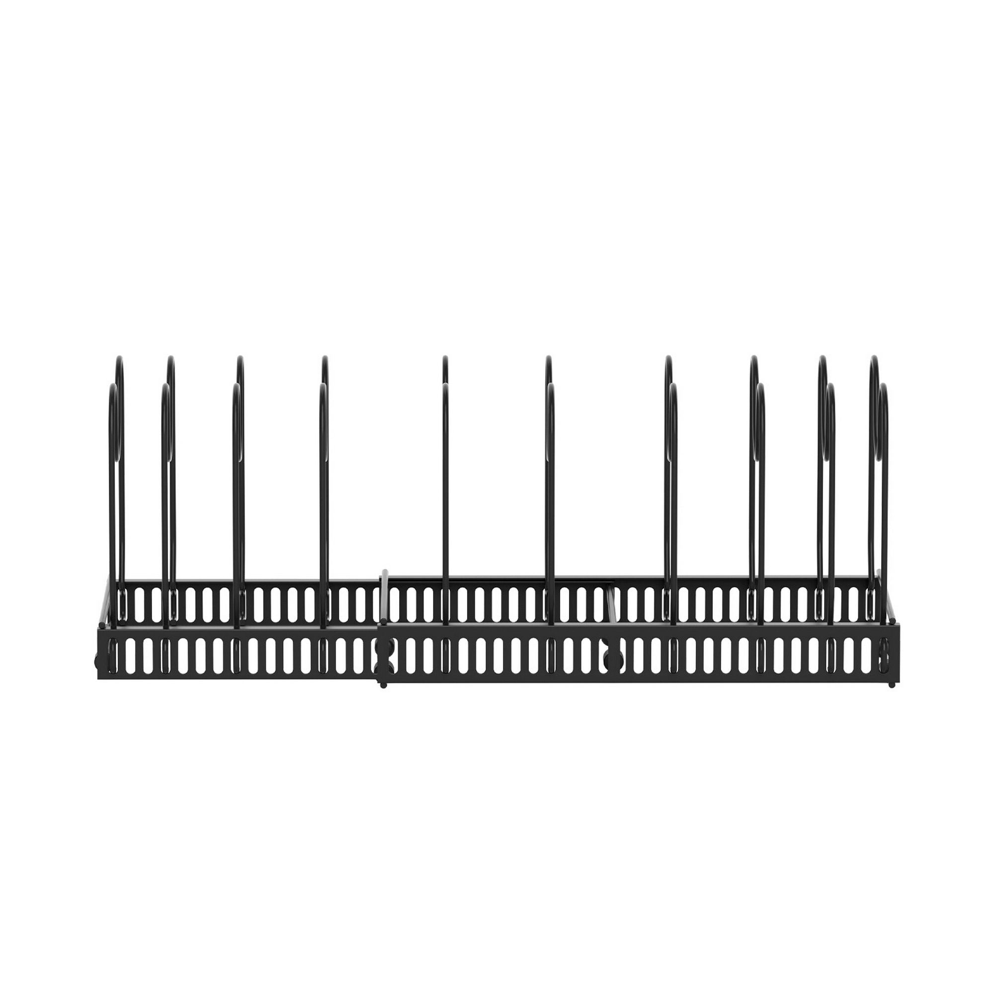 Artiss Expandable Pots and Pans Organizer Rack Cookware Holder Kitchen Cabinet Rack Bedworld