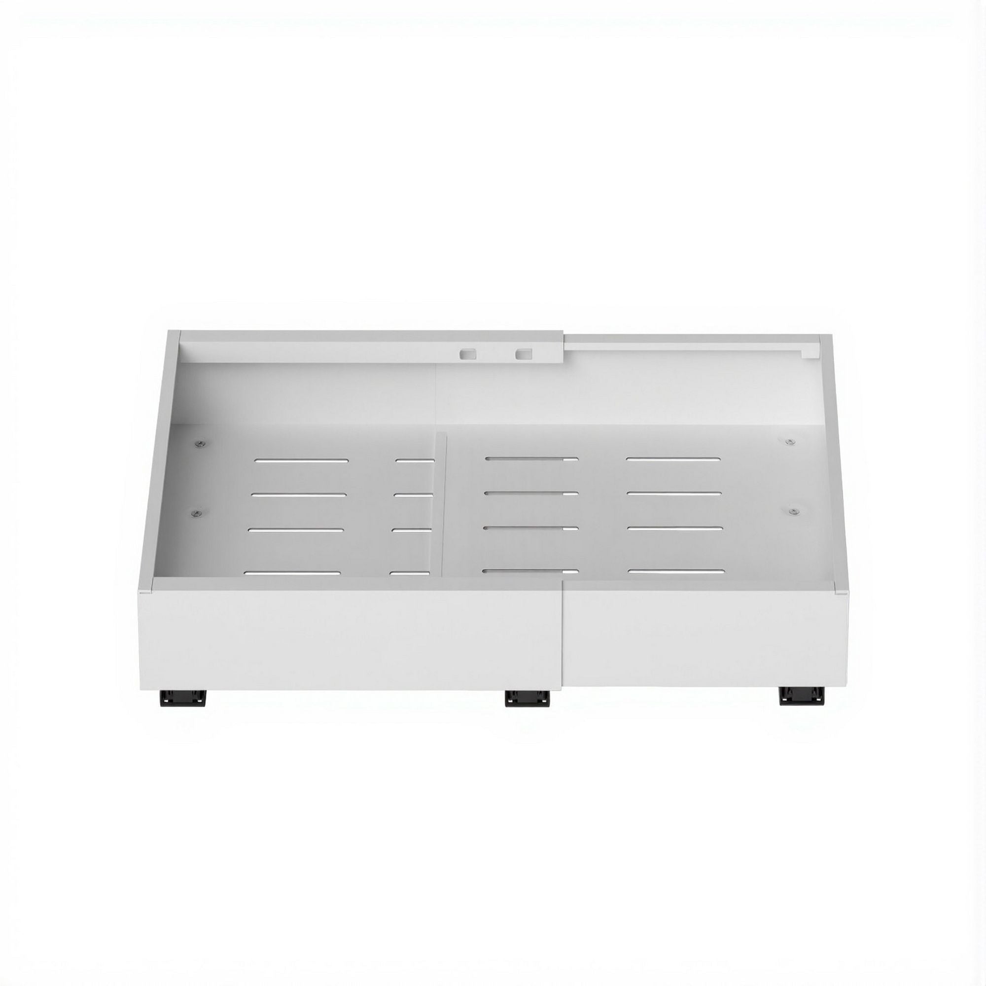 Artiss 2 Pack Pull Out Drawers for Cabinets Expandable Cabinet Organizer White Bedworld