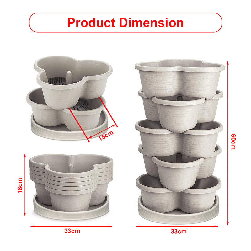 5-Tier Vertical Garden Planter - Indoor/Outdoor