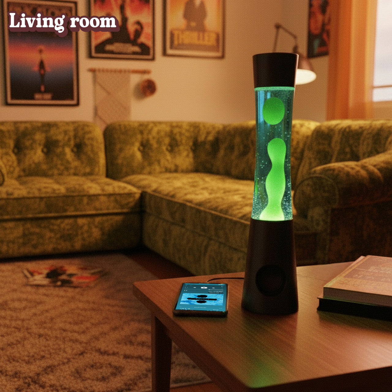 Laser Retro Lava Lamp with Bluetooth Speaker