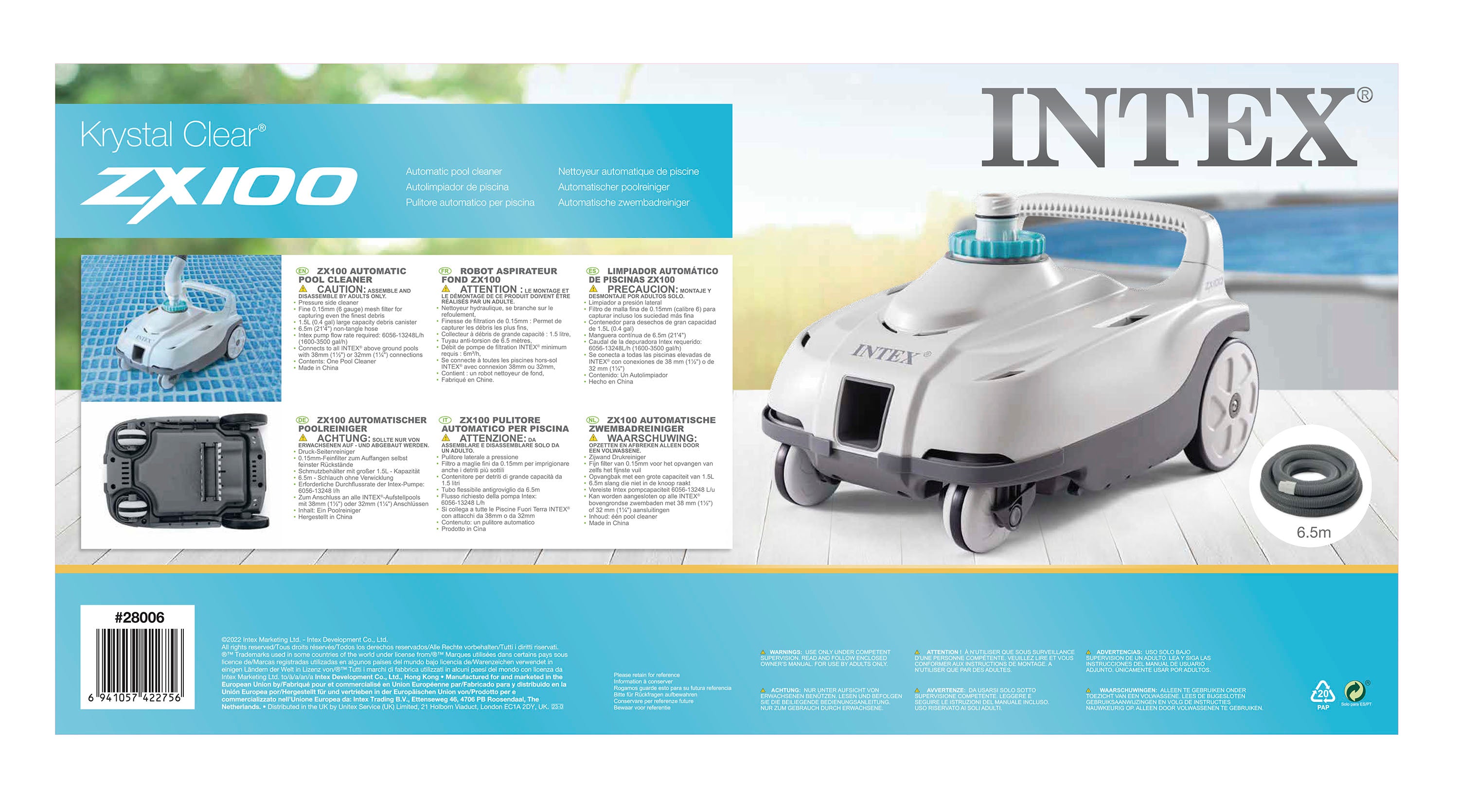 Intex Auto Above Ground Pool Cleaner 28006 for Intex Pools