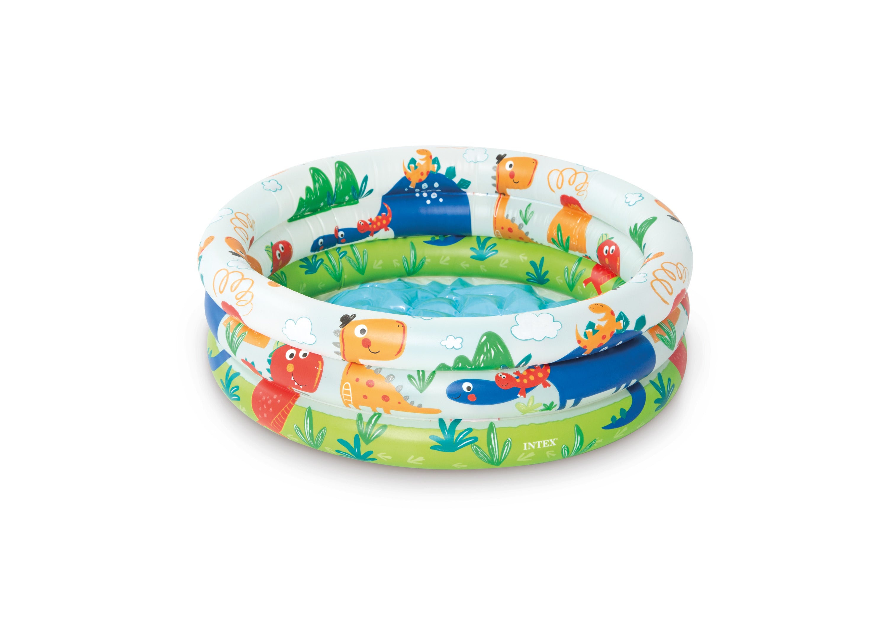 Intex Dino Buddies 3-Ring Inflatable Kiddie Pool 57106