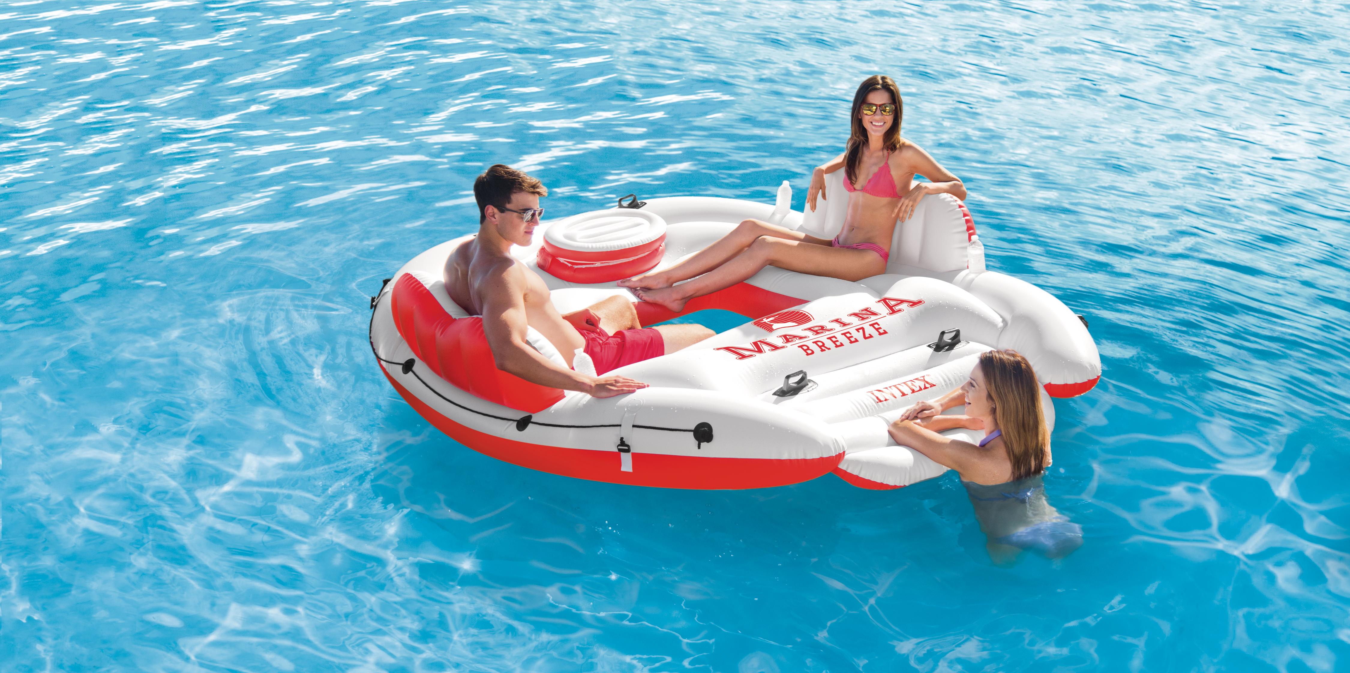 Intex Marina Breeze Inflatable Pontoon 56296