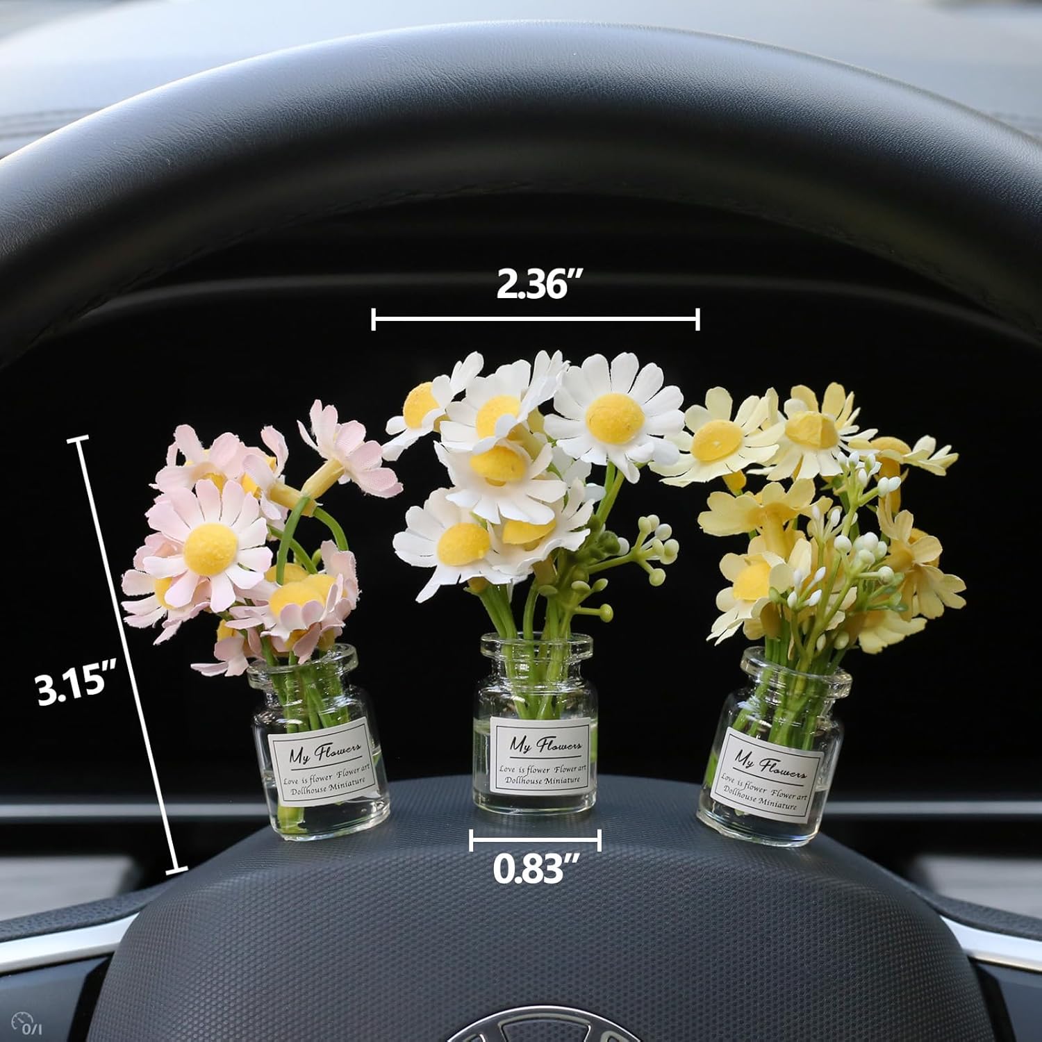 Daisy Car Dashboard Decorations: Cute Aesthetic Interior Accessories for Australian Women’s Cars