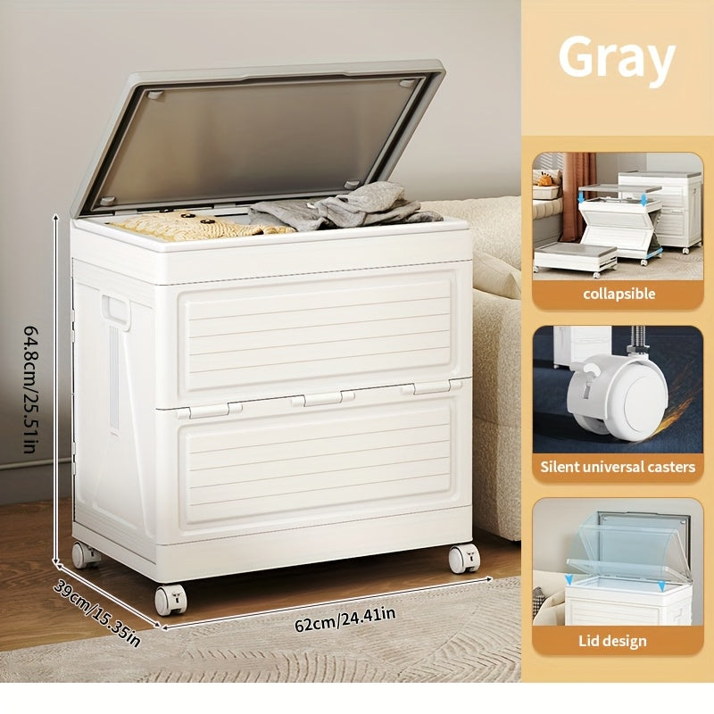 Outdoor Foldable Storage Box with Wheels