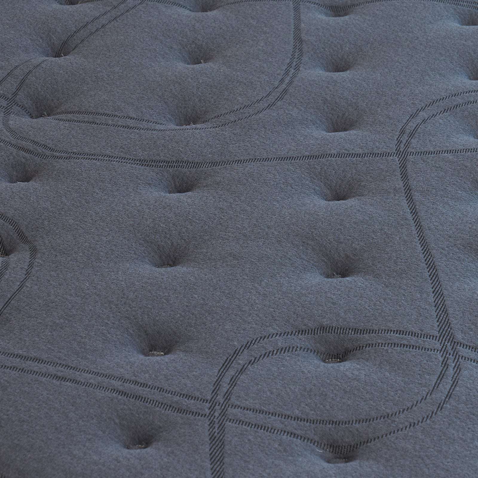 Eco Lux Euro Top 7 -Zone Pocket Spring Mattress Plush Edge Support Medium Firm - Queen