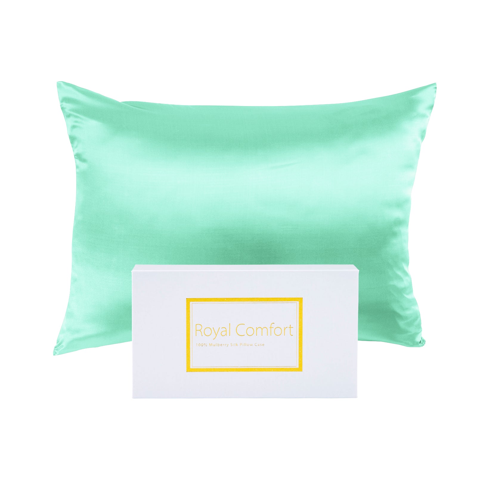 Royal Comfort Mulberry Soft Silk Hypoallergenic Pillowcase Twin Pack 51