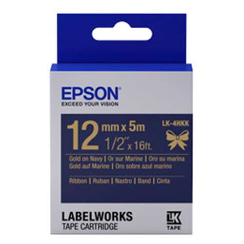 EPSON TAPE RIBBON 12MM GOLD