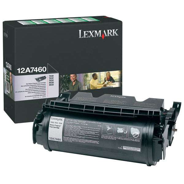 LEXMARK BLACK RETURN PROGRAM TONER YIELD 5000 PAGES