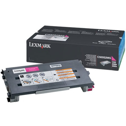 LEXMARK C500S2MG MAGENTA TONER YIELD 1500 PAGES