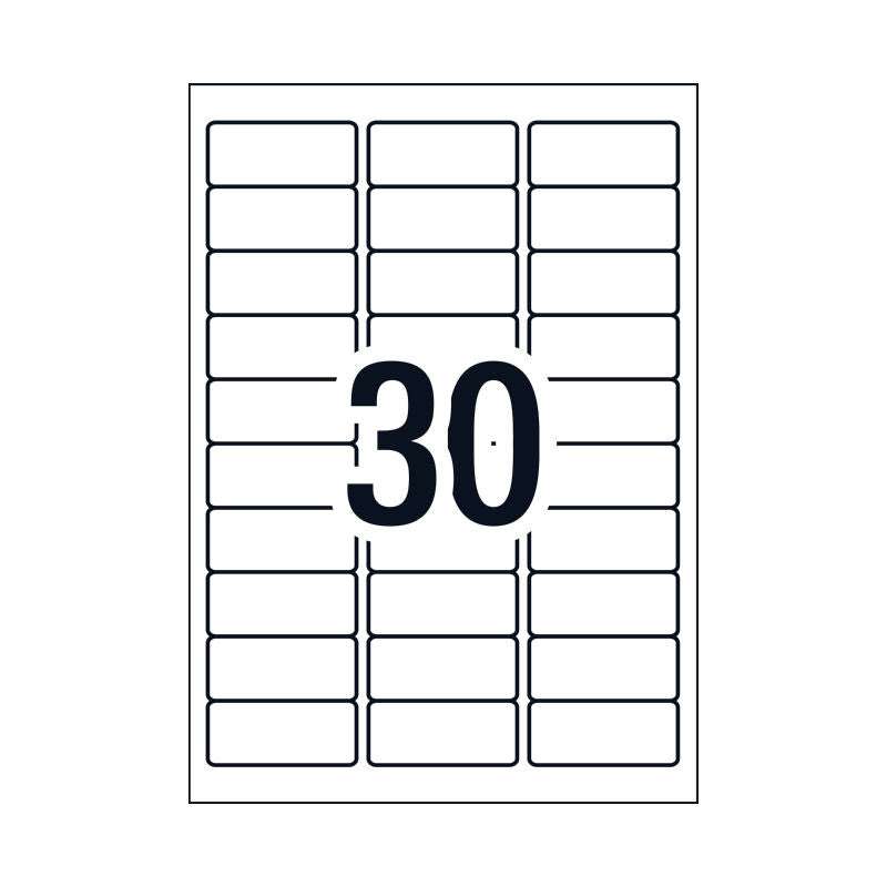 AVERY Gen Label L7158GU 30Up Bx100