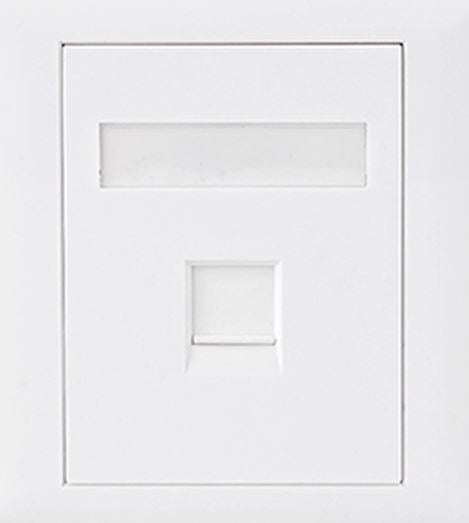 ASTROTEK CAT6 RJ45 Network Wall Face Plate Outlets 86x86mm 1 Port Socket Kit