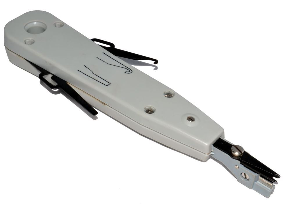 ASTROTEK Networking Punch Down Tool Multifunction Krone Type IDC/Network Wire Cat5 & Telephone Impact Terminal Insertion Grey Color LS