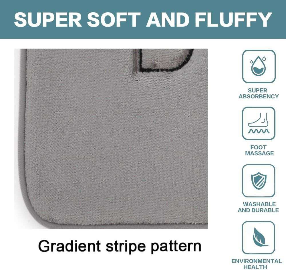 Extra Thick Memory Foam & Super Comfort Bath Rug Mat