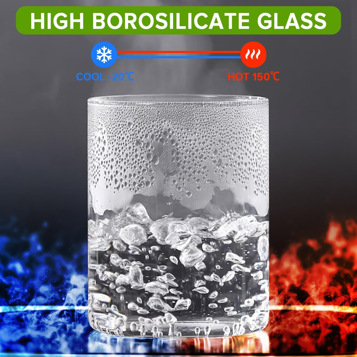 CARLA HOME 6 Pack Glass Storage Jars with Bamboo Lids for Kitchen Pantry, Pasta, Snacks, Cookies, Candy & More