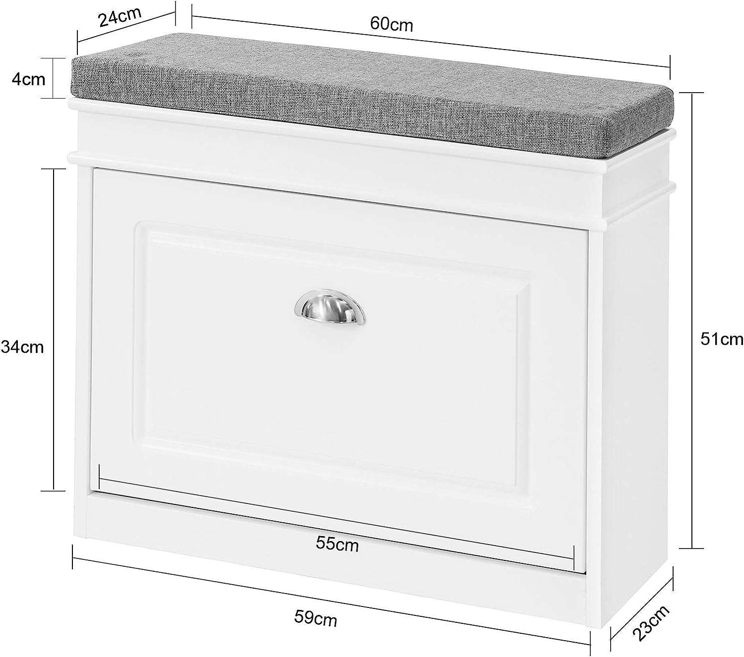 Tilt-Out Shoe Cabinet Shoe Rack