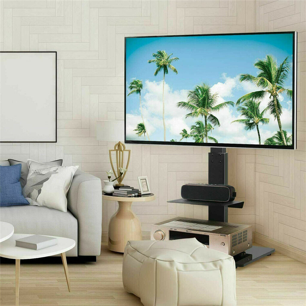 TV Stand Base Swivel Mount 32-65 inch Adjustable Height