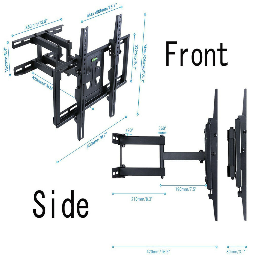 Articulating TV Wall Mount Bracket 32-56 Corner Rack Holder