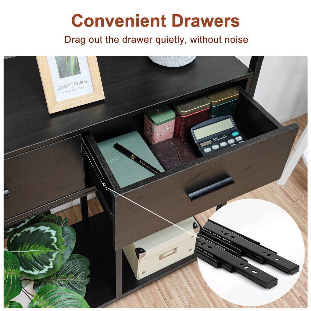 Rustic Accent Bookshelf 90CM Wide Plant Display Rack