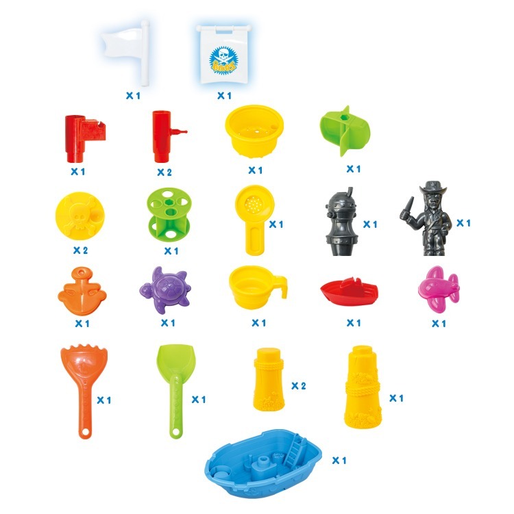 Pirate Ship Modelled, Sand