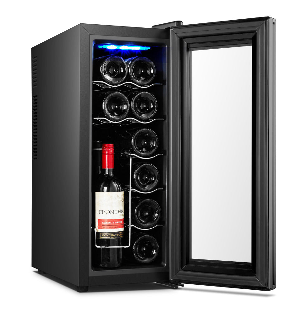 Wine cooler fridge temperature hotsell